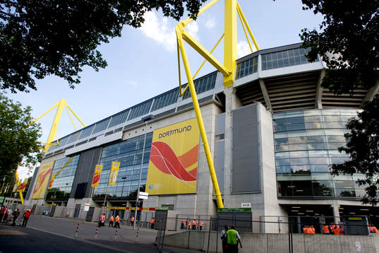 Fotboll, VM 2006, Dortmund, arena. Exteriör