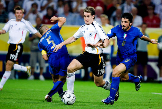 Miroslav Klose, Tyskland och Gennaro Gattuso, Italien