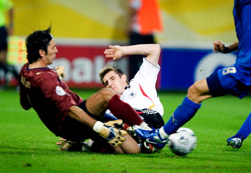 Miroslav Klose, Tyskland och Gianluigi Buffon, (målvakt)