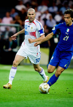 Zinedine Zidane, Frankrike och Andrea Pirlo, Italien