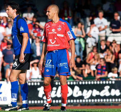 Mikael Rosén, Halmstad och Henrik Larsson, Helsingborg