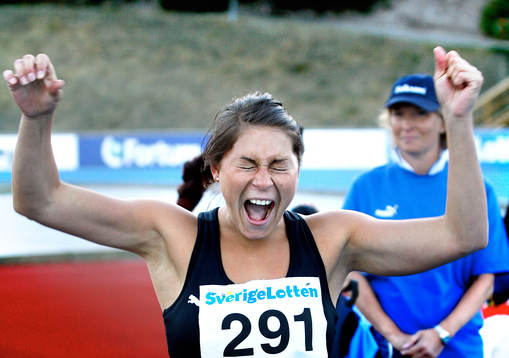 Daniela Lincoln Saavedra tog hem första platsen. Jubel,