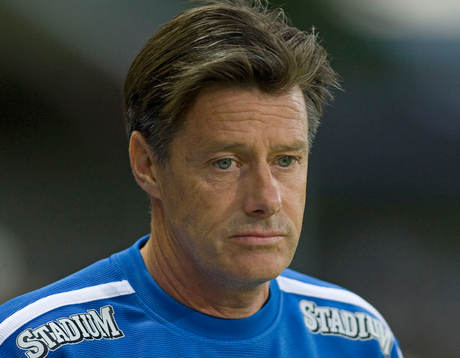Fotboll. Allsvenskan. Helsingborg - Häcken. Tränare