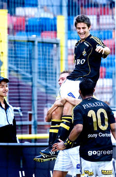 Gabriel Özkan, AIK, jubel, glädje
