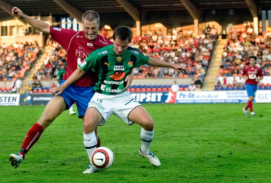 Öster - Gais: Fredrik Gustafson, Öster, Daniel