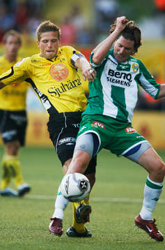 Anders Svensson, Elfsborg och Erik Fischbein, hamarby