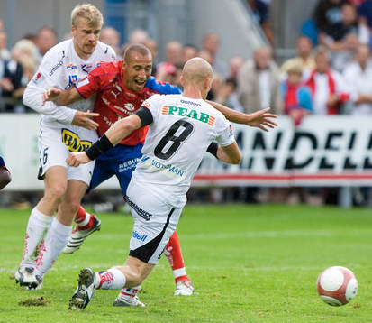 Henrik Larsson, Helsingborg och Mikael Eklund, Kalmar