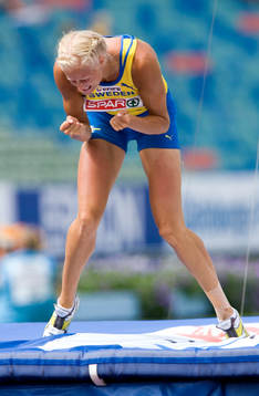 Carolina Klüft förbannad