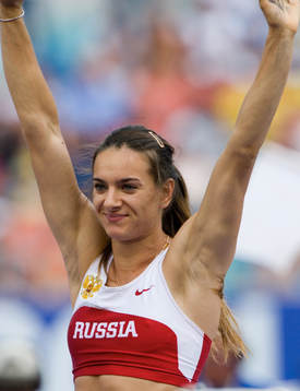 Yelena Isinbayeva, Ryssland