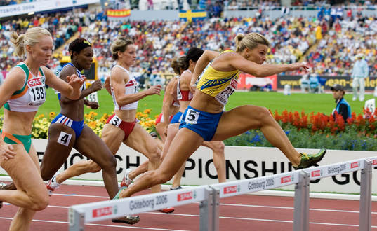 Susanna Kallur, Sverige, lämnade alla bakom sig