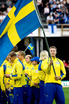 Flaggcermoni, Magnus Arvidsson, Sverige, med