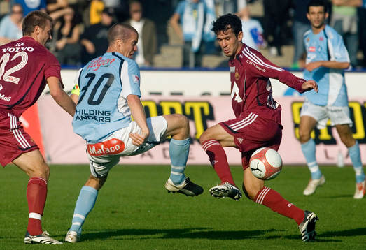 Daniel Andersson, MFF och Enrico Cardoso Nazaré,