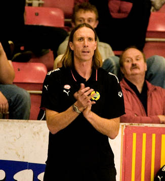 Handboll Drott - Hammarby. Staffan Olsson. tränare