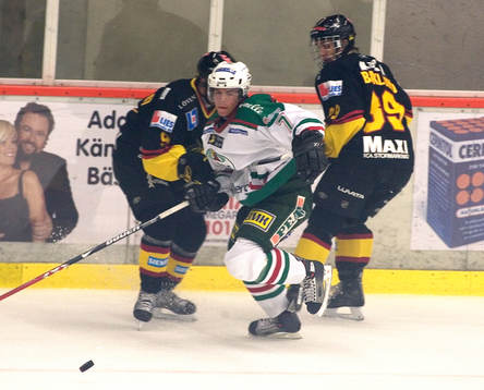 Ishockey. Allsvenskan. Rögle - Västerås. Mads Bödker,