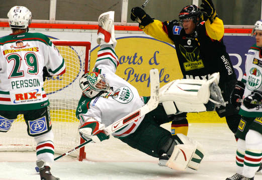 Ishockey. Allsvenskan. Rögle - Västerås. Andreas