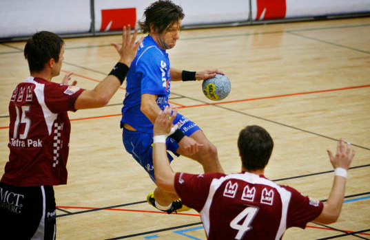 Tomas Axnér, H43, och Johan Pilfalk och Björn Nordmark,