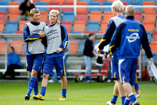 Marcus Allbäck och Christian Wilhelmsson