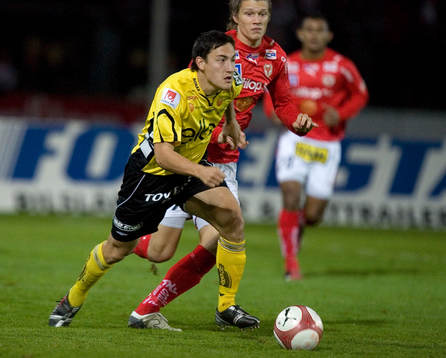 Fotboll. Allsvenskan. Kalmar - Elfsborg. Stefan Ishizaki,