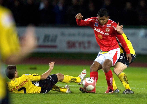 Fotboll. Allsvenskan. Kalmar - Elfsborg. Ari da Silva