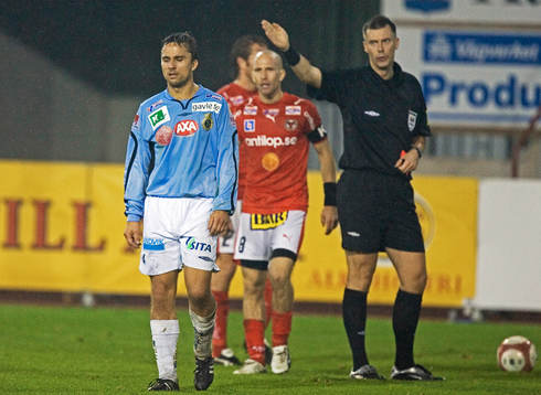 Fotboll. Svenska Cupen. Kalmar - Gefle. Mattias Woxlin,
