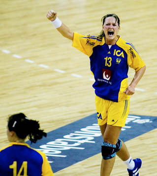 Johanna Wiberg, Sverige. Jubel