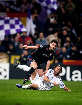Jeremy Toulalan, Lyon och Sergio Ramos, Real Madrid