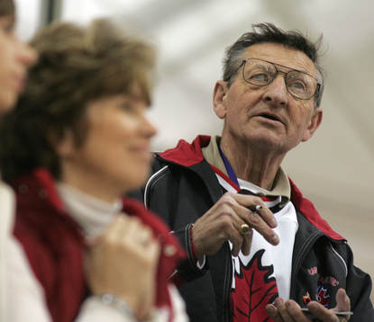 Wayne Gretzky pappa, Walter Gretzky, kollade in när "hans"