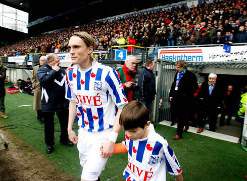 Lasse Nilsson, Heerenveen går in på arenan