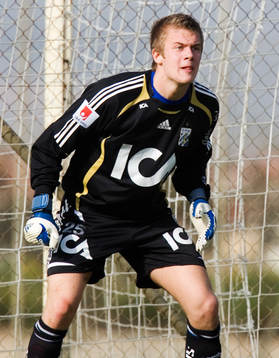 Erik Dahlin, målvakt