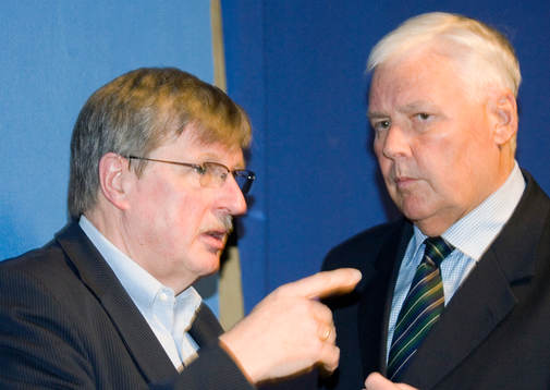 Bo Lundqvist, ordförande, SEF och Bo Gentzel