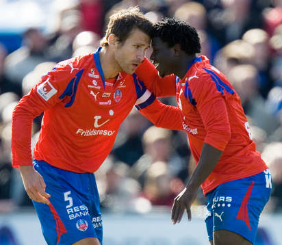 Andreas Jakobsson och Razak Omotoyoss, Helsingborg.