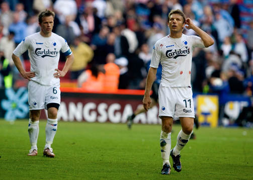 Tobias Linderoth och Marcus Allbäck, Köpenhamn, depp