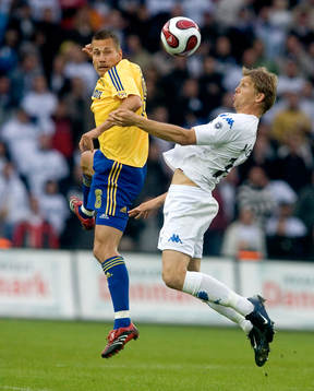 Marcus Lantz, Bröndby och Marcus Allbäck, Köpenhamn