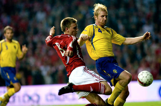 Nicklas Bendtner, Danmark och Petter Hansson, Sverige