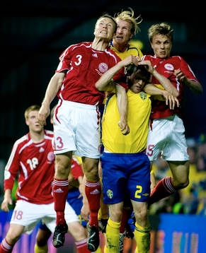 Fotboll, Landslaget, Danmark - Sverige