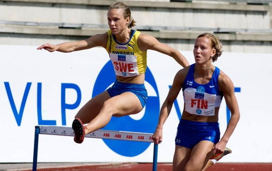 Erika Mårtensson, Sverige. 400 meter häck