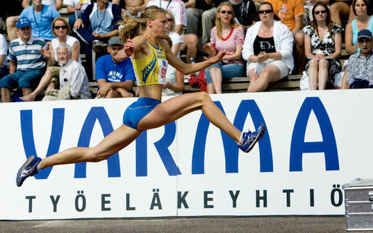 Emma Green, Sverige. Tresteg