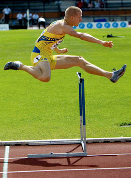 Henrik Encke, Sverige. 400 meter häck