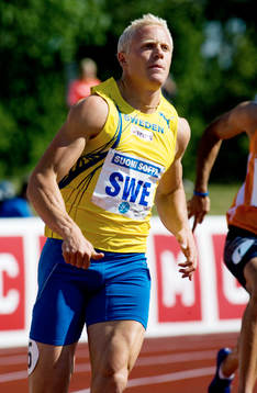 Johan Wissman, Sverige seger på 400 meter