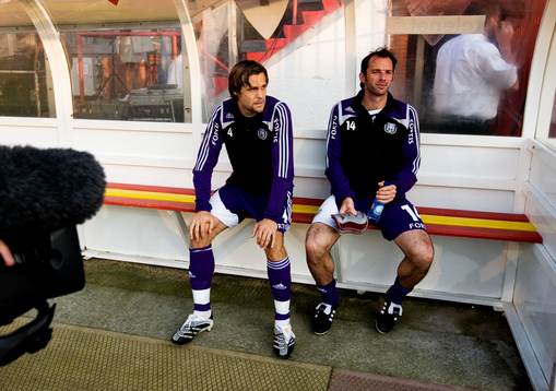 Max Von Schleebrügge, Anderlecht, började på bänken