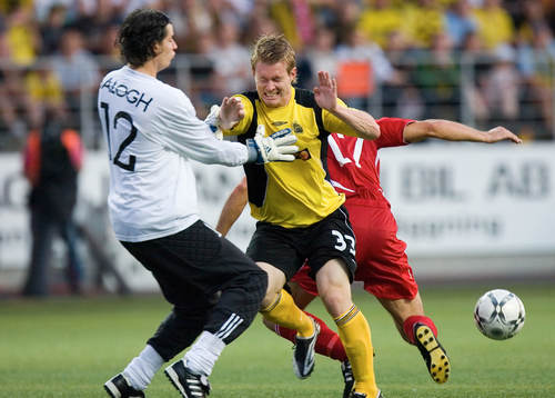 Hit men inte längre, målvakt Janos Balogh stoppar Fredrik