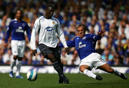 Phil Neville, Everton och Emile Heskey, Wigan
