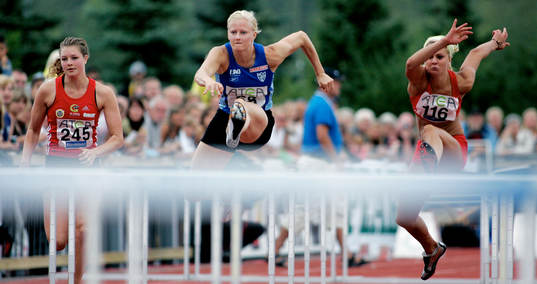 Carolina Klüft, 100 meter häck