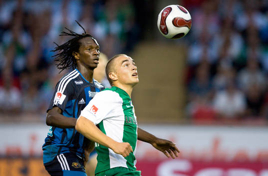 Kebba Ceesay, Djurgården, och Petter Andersson, Hammarby