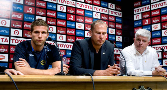 Anders Svensson, Magnus Haglund, tränare, Göran Lohne,
