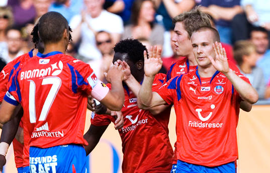 Fredrik Svanbäck, Helsingborg och Henrik Larsson,