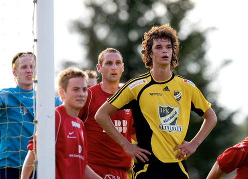 Filip Thurn, IFK Hässleholm, redo för hörna