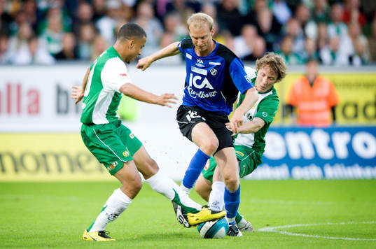 Charlie Davies, Hammarby, Hjalmar Öhagen, Halmstad, och