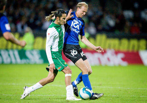 Erkan Zengin, Hammarby, och Andreas Johansson, Halmstad