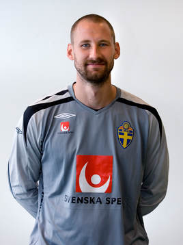 Fotboll, Sverige A, porträtt, Johan Wiland, Målvakt